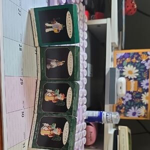 Hallmark Keepsake Miniature  "Centuries Of Santa" #3, #4 & #6 In Series